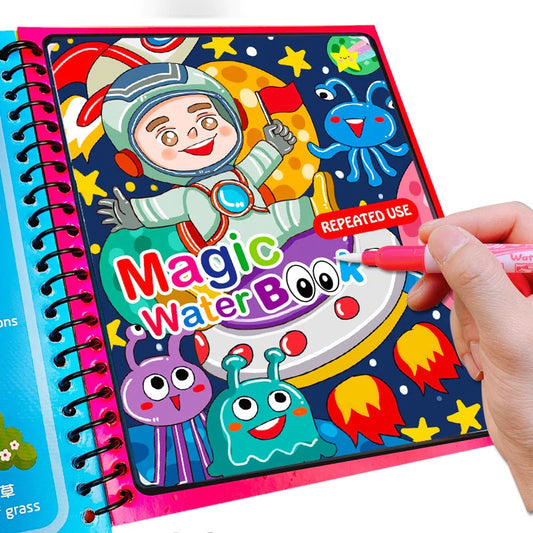 Magical Water Painting Book 🎨 (Set of 4)