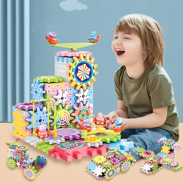 Gear Building Block (101 Pieces & 500+ Designs)